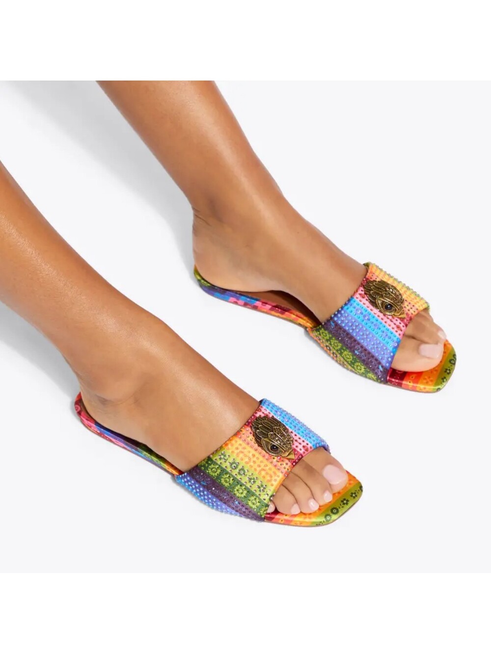 Kurt Geiger London Kensington Flat Sandals - Picture 1 of 10